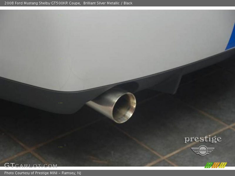 Brilliant Silver Metallic / Black 2008 Ford Mustang Shelby GT500KR Coupe