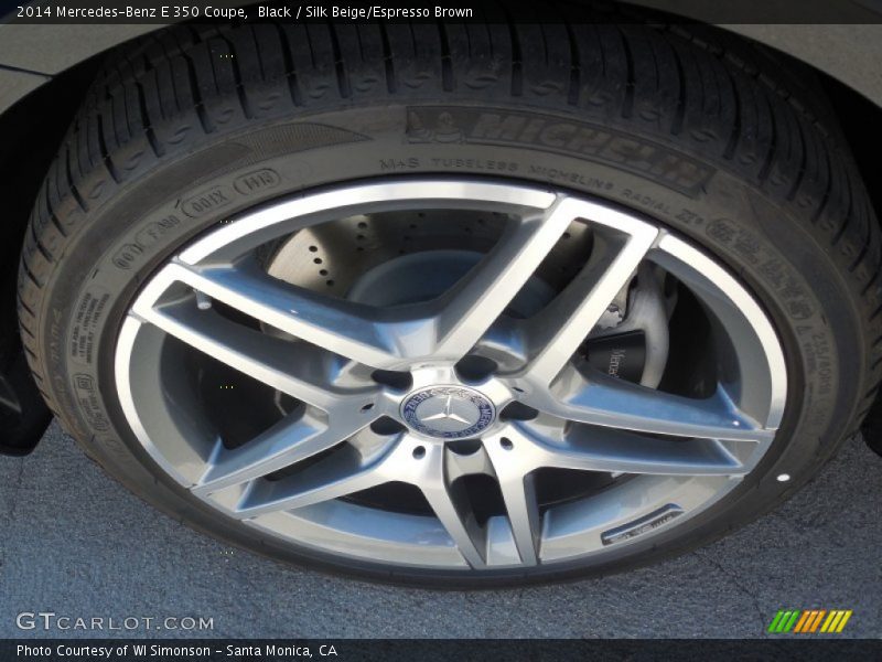 Black / Silk Beige/Espresso Brown 2014 Mercedes-Benz E 350 Coupe