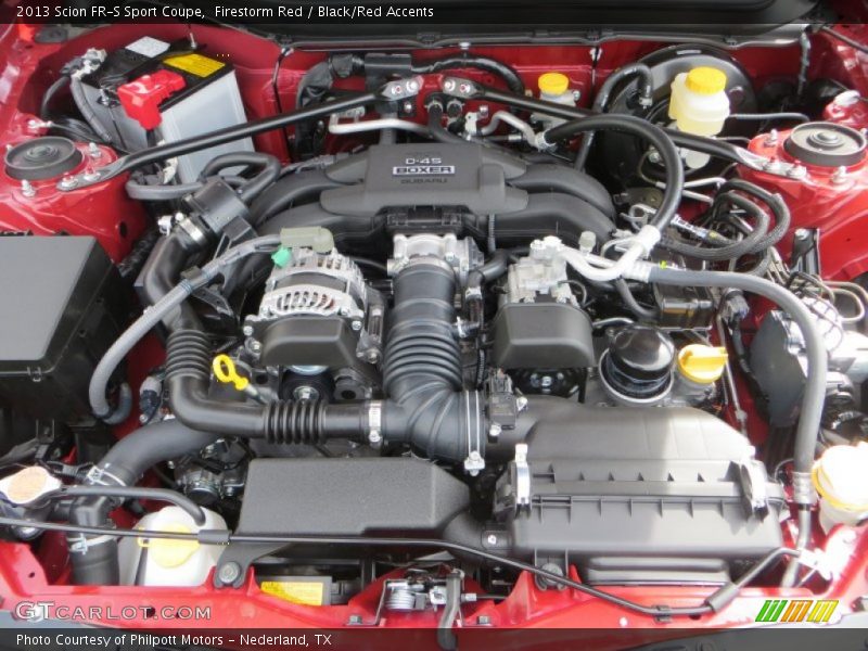  2013 FR-S Sport Coupe Engine - 2.0 Liter DOHC 16-Valve VVT D-4S Flat 4 Cylinder