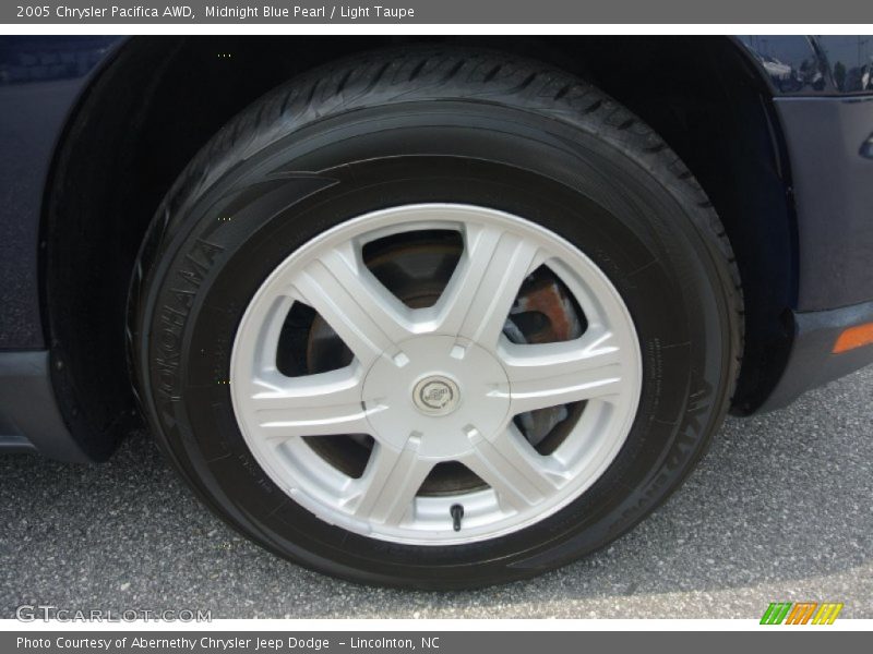 Midnight Blue Pearl / Light Taupe 2005 Chrysler Pacifica AWD