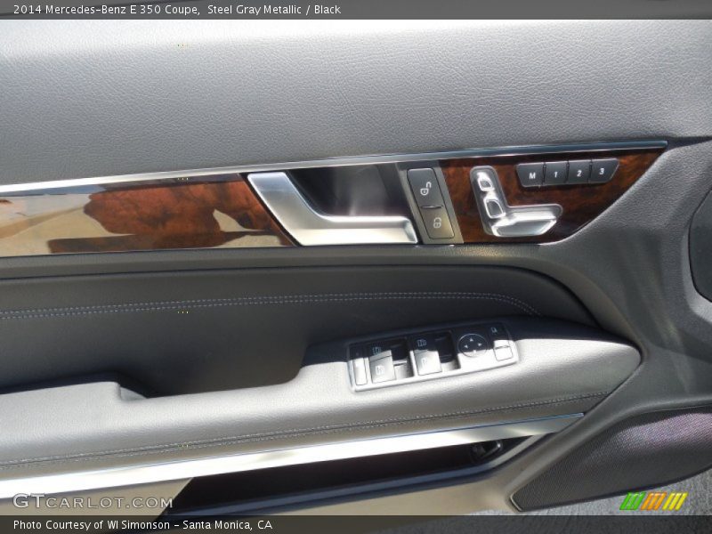 Steel Gray Metallic / Black 2014 Mercedes-Benz E 350 Coupe