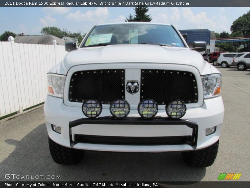 Bright White / Dark Slate Gray/Medium Graystone 2011 Dodge Ram 1500 Express Regular Cab 4x4