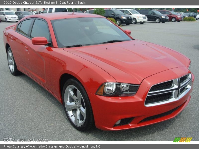 Redline 3-Coat Pearl / Black 2012 Dodge Charger SXT