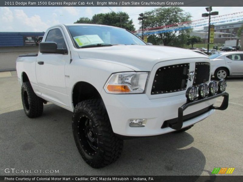 Bright White / Dark Slate Gray/Medium Graystone 2011 Dodge Ram 1500 Express Regular Cab 4x4