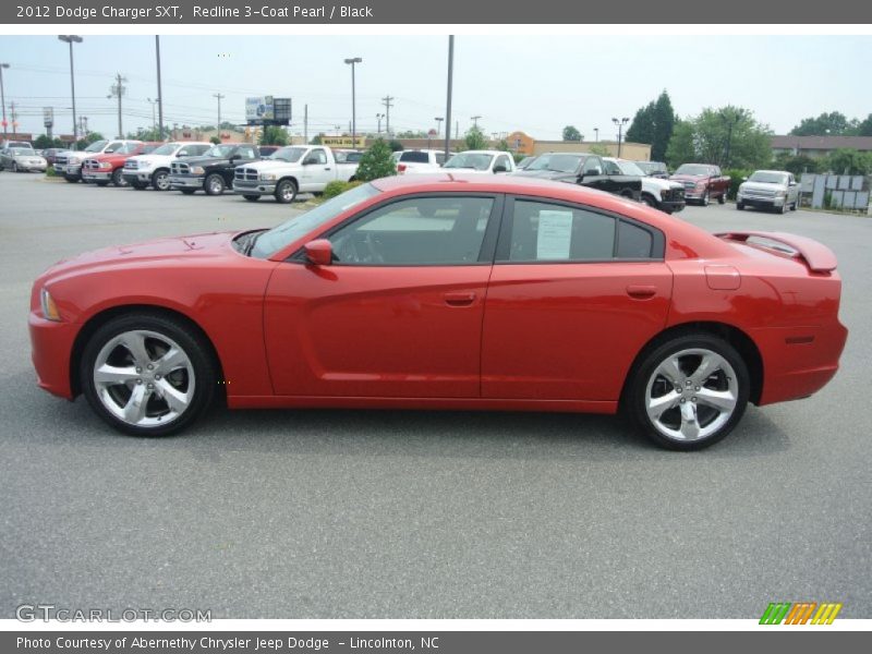 Redline 3-Coat Pearl / Black 2012 Dodge Charger SXT