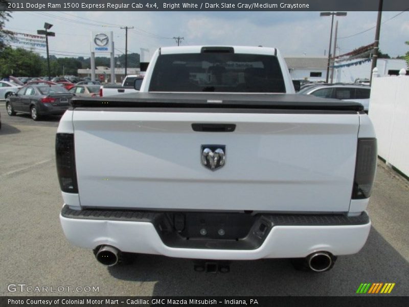 Bright White / Dark Slate Gray/Medium Graystone 2011 Dodge Ram 1500 Express Regular Cab 4x4