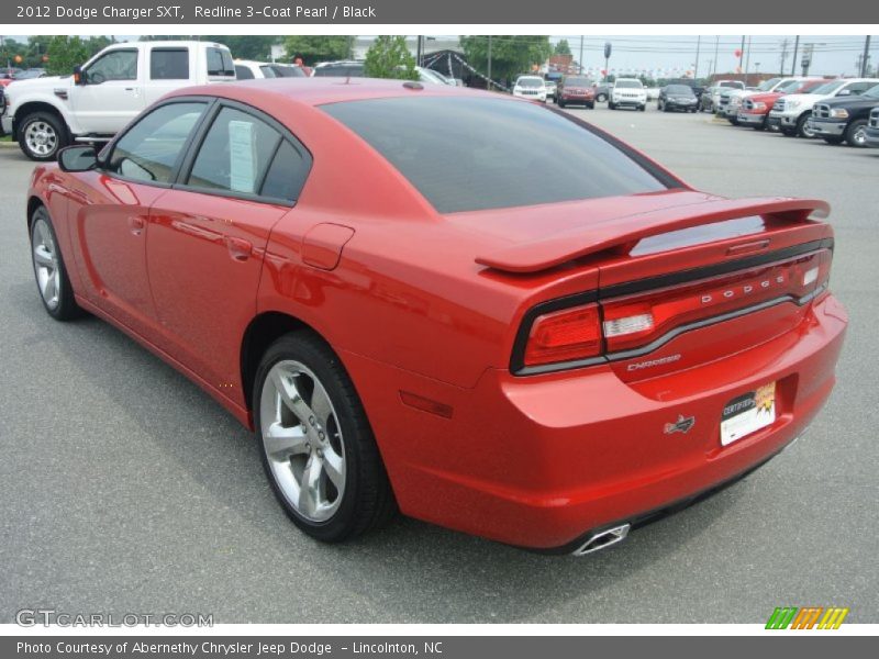 Redline 3-Coat Pearl / Black 2012 Dodge Charger SXT