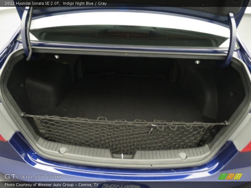 Indigo Night Blue / Gray 2012 Hyundai Sonata SE 2.0T