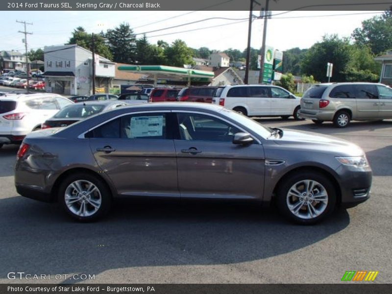 Sterling Gray / Charcoal Black 2014 Ford Taurus SEL