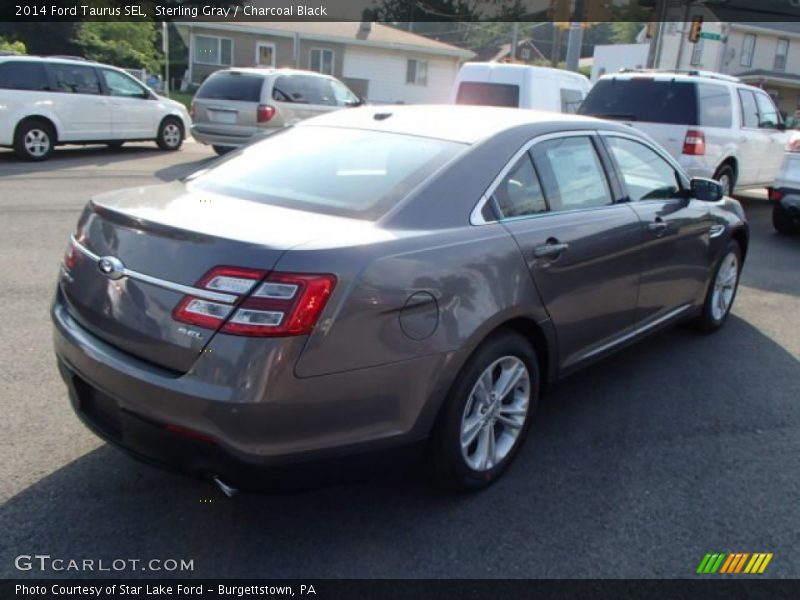 Sterling Gray / Charcoal Black 2014 Ford Taurus SEL