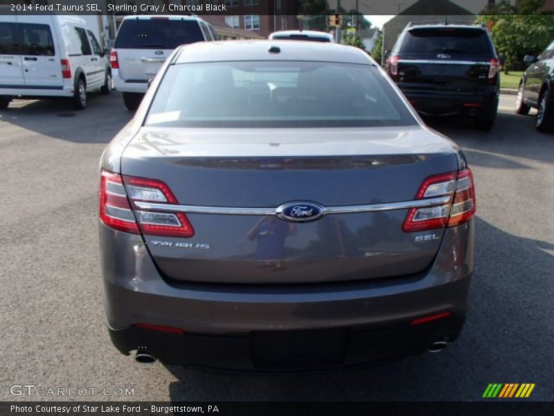 Sterling Gray / Charcoal Black 2014 Ford Taurus SEL