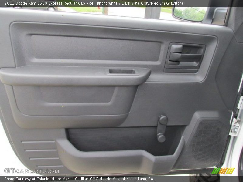 Bright White / Dark Slate Gray/Medium Graystone 2011 Dodge Ram 1500 Express Regular Cab 4x4