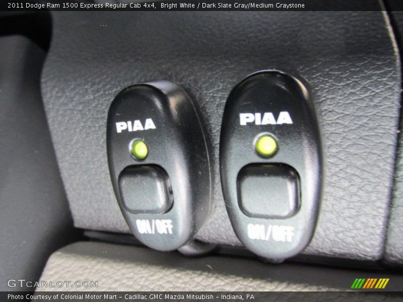 Bright White / Dark Slate Gray/Medium Graystone 2011 Dodge Ram 1500 Express Regular Cab 4x4
