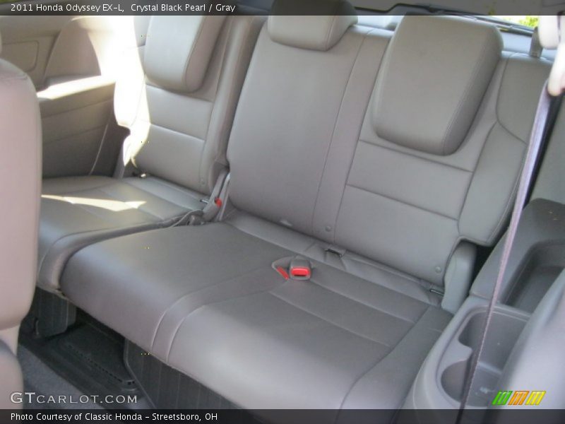 Crystal Black Pearl / Gray 2011 Honda Odyssey EX-L