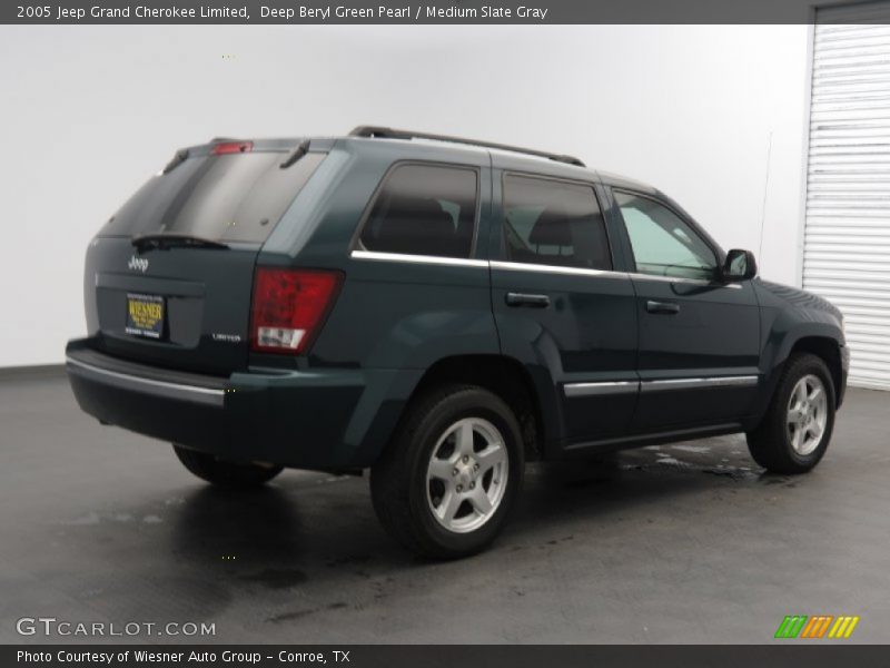Deep Beryl Green Pearl / Medium Slate Gray 2005 Jeep Grand Cherokee Limited