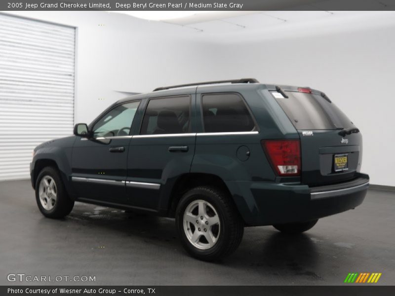 Deep Beryl Green Pearl / Medium Slate Gray 2005 Jeep Grand Cherokee Limited