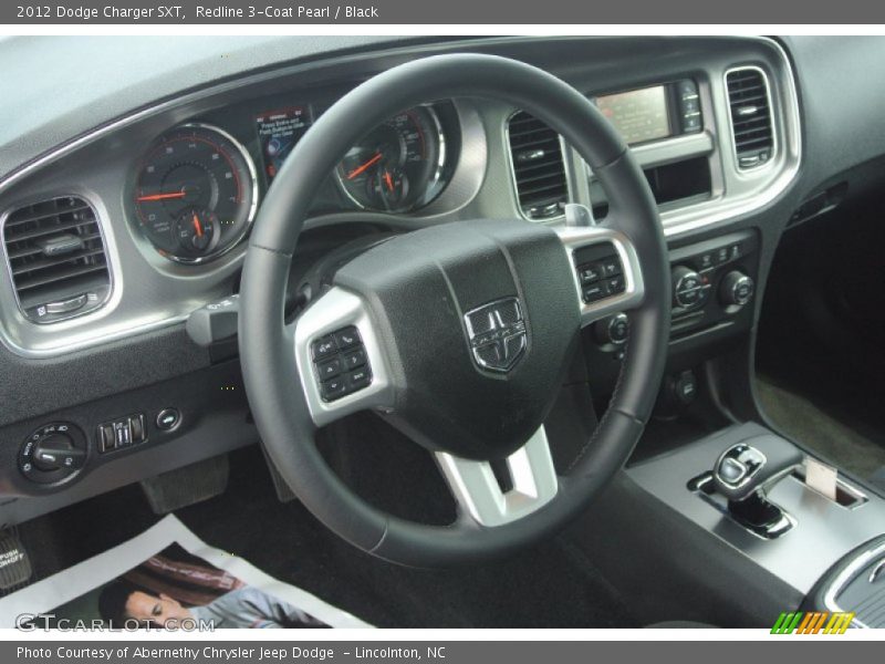 Redline 3-Coat Pearl / Black 2012 Dodge Charger SXT