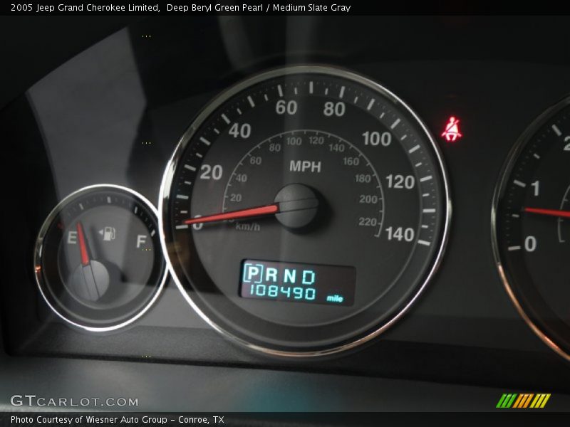 Deep Beryl Green Pearl / Medium Slate Gray 2005 Jeep Grand Cherokee Limited