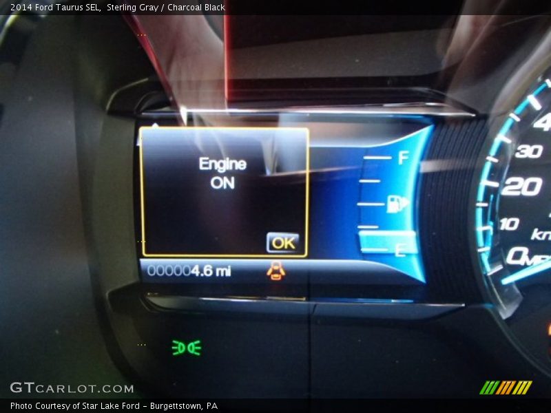 Sterling Gray / Charcoal Black 2014 Ford Taurus SEL