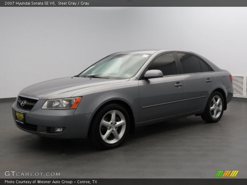 Steel Gray / Gray 2007 Hyundai Sonata SE V6