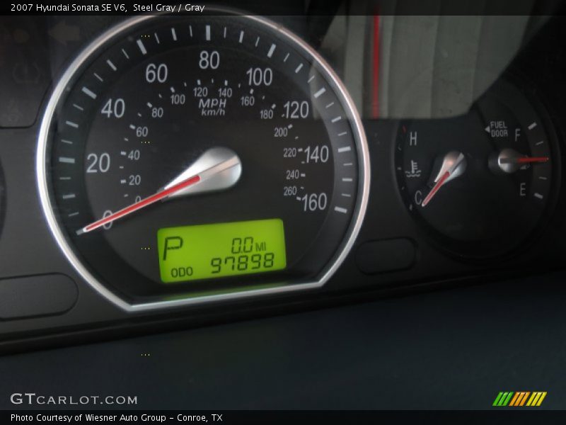 Steel Gray / Gray 2007 Hyundai Sonata SE V6
