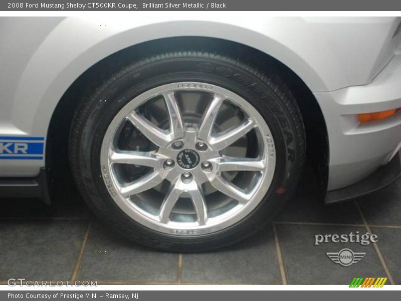 Brilliant Silver Metallic / Black 2008 Ford Mustang Shelby GT500KR Coupe
