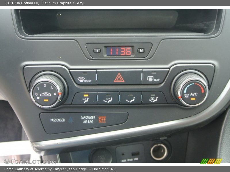 Platinum Graphite / Gray 2011 Kia Optima LX