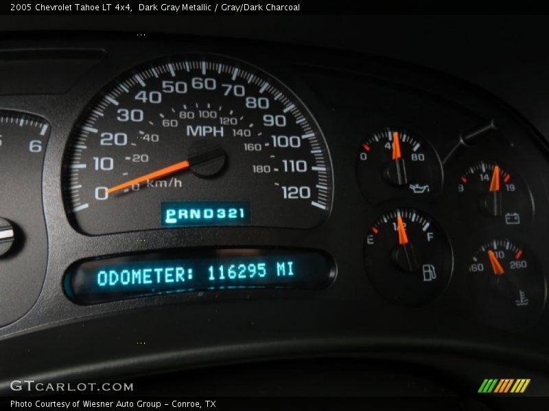 Dark Gray Metallic / Gray/Dark Charcoal 2005 Chevrolet Tahoe LT 4x4