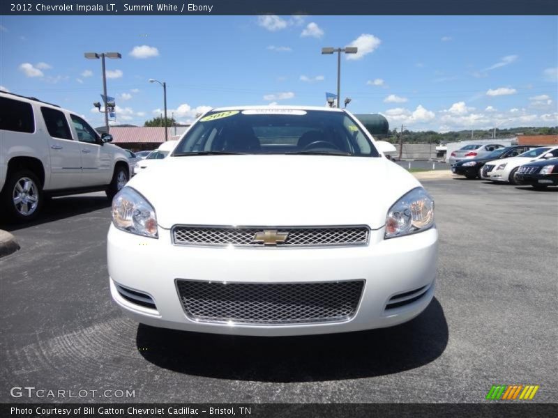 Summit White / Ebony 2012 Chevrolet Impala LT