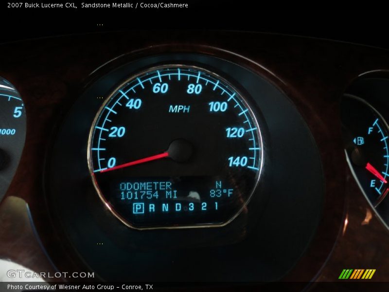 Sandstone Metallic / Cocoa/Cashmere 2007 Buick Lucerne CXL
