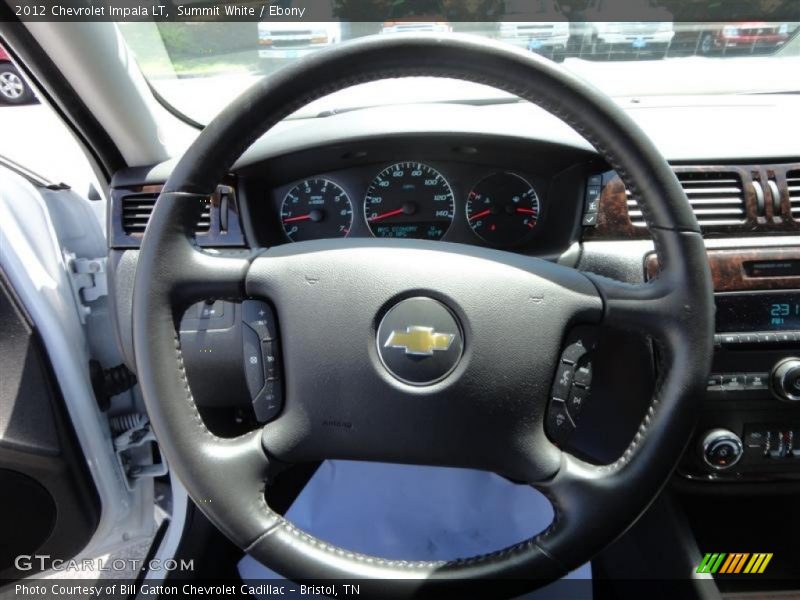 Summit White / Ebony 2012 Chevrolet Impala LT