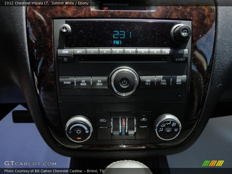 Summit White / Ebony 2012 Chevrolet Impala LT