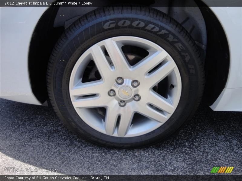 Summit White / Ebony 2012 Chevrolet Impala LT