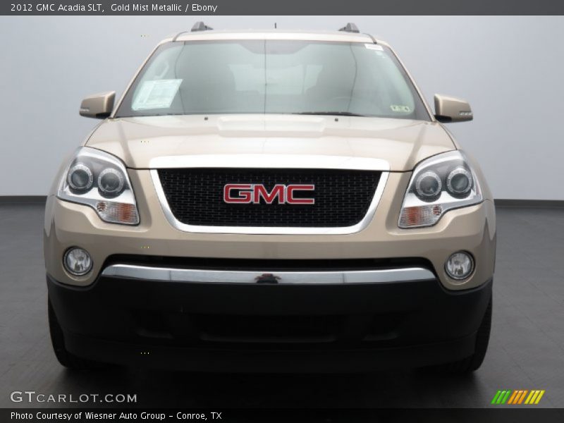 Gold Mist Metallic / Ebony 2012 GMC Acadia SLT
