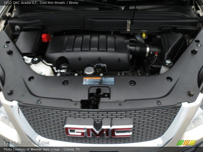 Gold Mist Metallic / Ebony 2012 GMC Acadia SLT