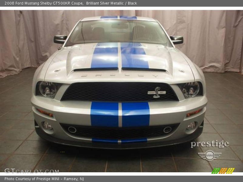Brilliant Silver Metallic / Black 2008 Ford Mustang Shelby GT500KR Coupe
