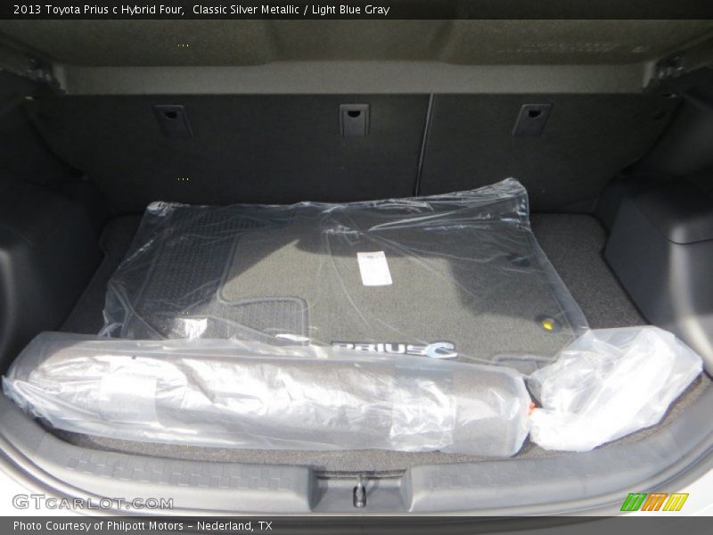 Classic Silver Metallic / Light Blue Gray 2013 Toyota Prius c Hybrid Four