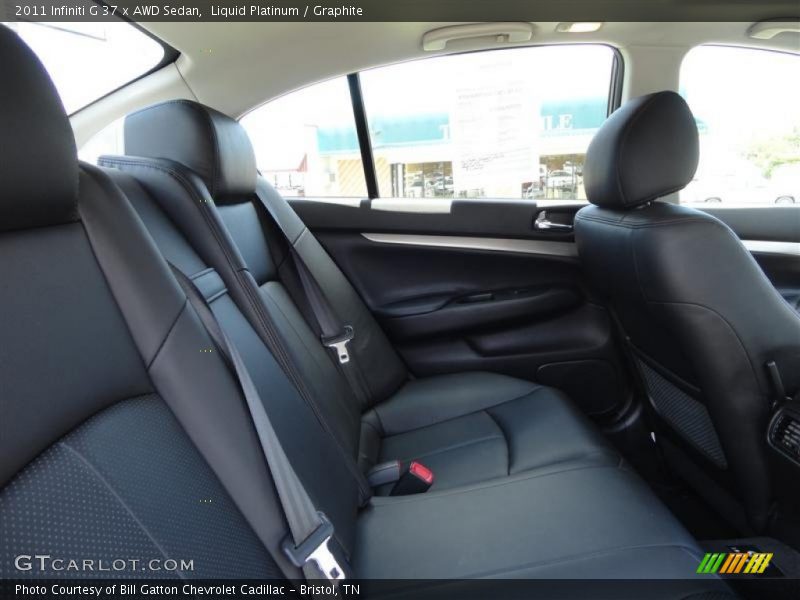 Liquid Platinum / Graphite 2011 Infiniti G 37 x AWD Sedan