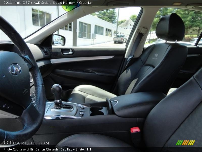 Liquid Platinum / Graphite 2011 Infiniti G 37 x AWD Sedan