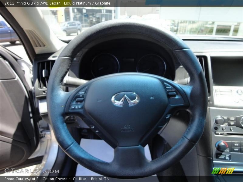 Liquid Platinum / Graphite 2011 Infiniti G 37 x AWD Sedan