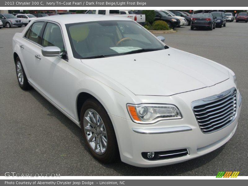 Ivory Tri-Coat Pearl / Dark Frost Beige/Light Frost Beige 2013 Chrysler 300 C