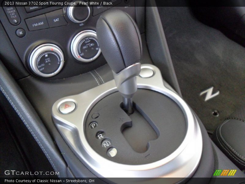 Pearl White / Black 2013 Nissan 370Z Sport Touring Coupe