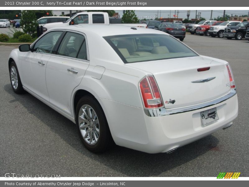 Ivory Tri-Coat Pearl / Dark Frost Beige/Light Frost Beige 2013 Chrysler 300 C