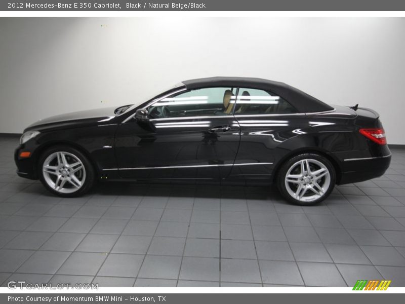 Black / Natural Beige/Black 2012 Mercedes-Benz E 350 Cabriolet