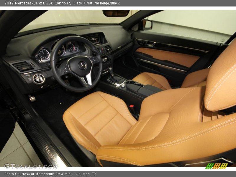 Black / Natural Beige/Black 2012 Mercedes-Benz E 350 Cabriolet