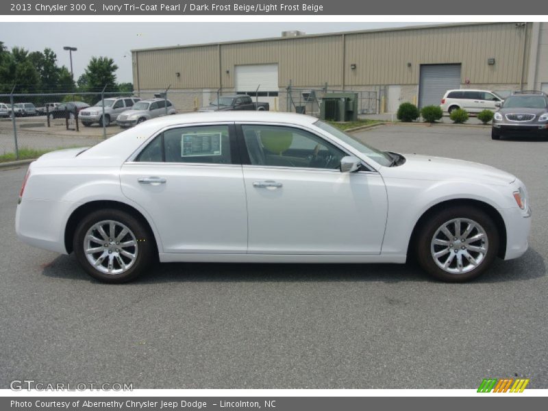 Ivory Tri-Coat Pearl / Dark Frost Beige/Light Frost Beige 2013 Chrysler 300 C