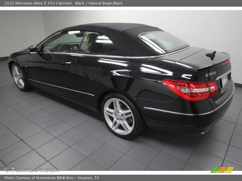 Black / Natural Beige/Black 2012 Mercedes-Benz E 350 Cabriolet