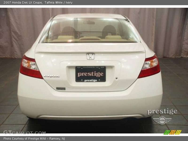 Taffeta White / Ivory 2007 Honda Civic LX Coupe