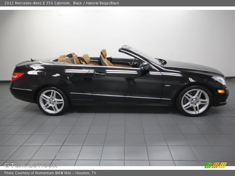 Black / Natural Beige/Black 2012 Mercedes-Benz E 350 Cabriolet