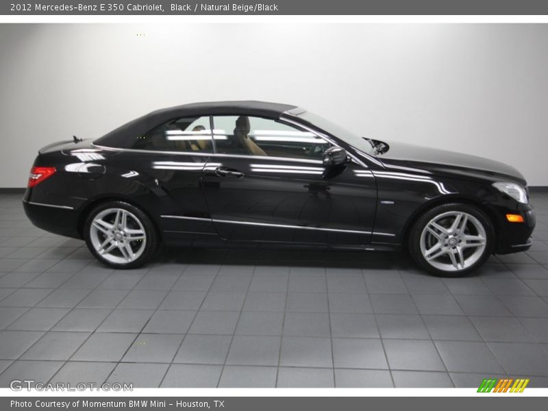 Black / Natural Beige/Black 2012 Mercedes-Benz E 350 Cabriolet
